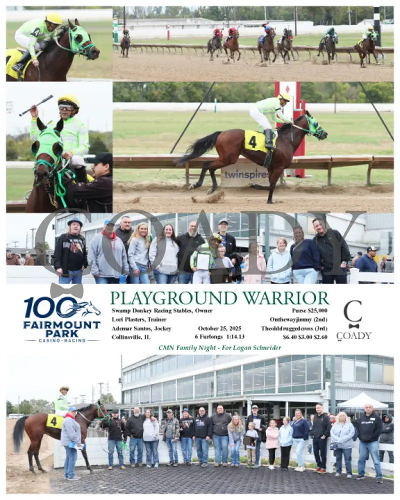 PLAYGROUND WARRIOR - 10-25-25 - R05 - FP Fanduel Sportsbook Horse Racing