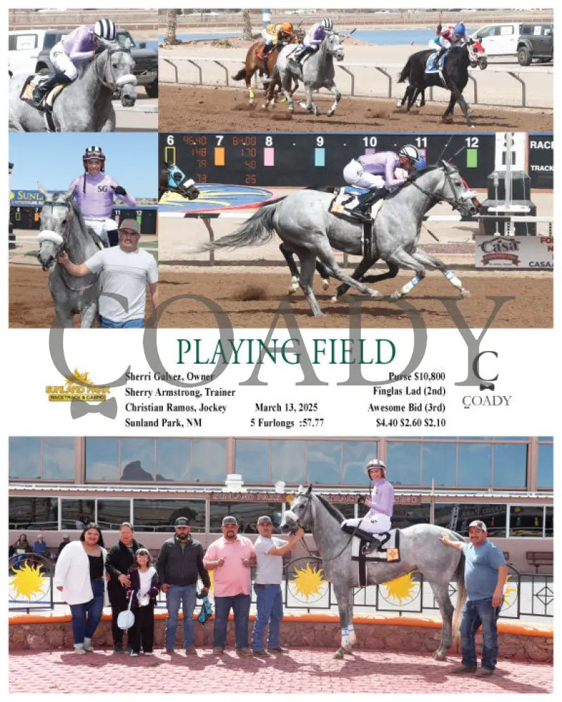 PLAYING FIELD - 03-13-25 - R03 - SUN Sunland Park