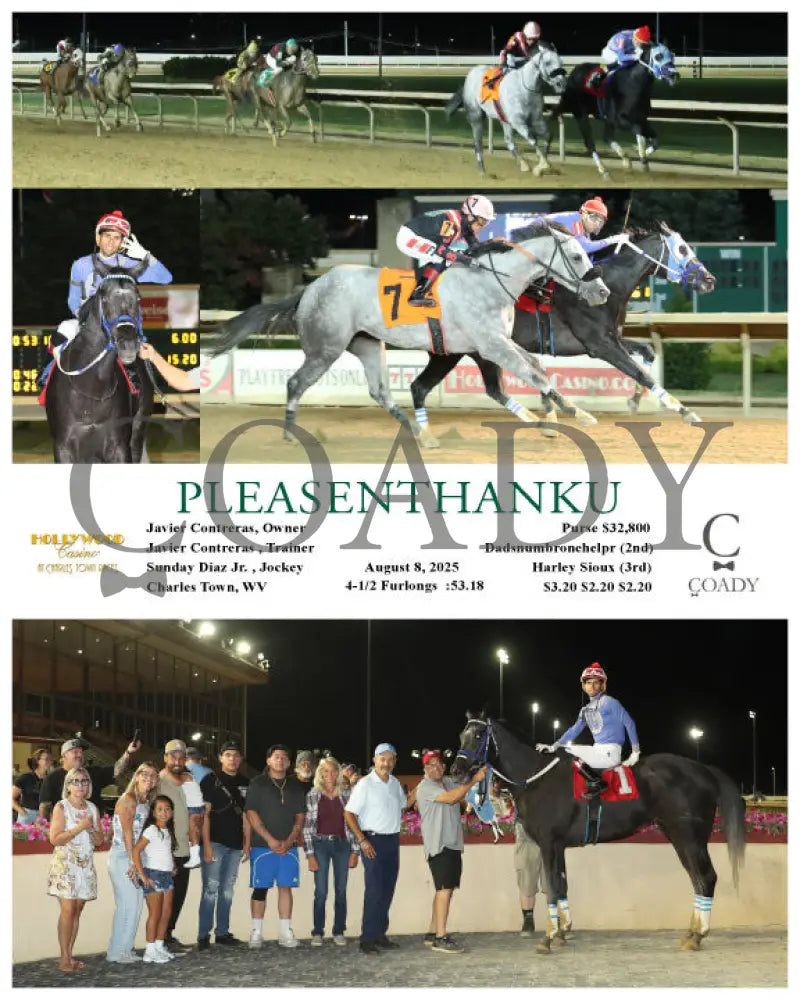 PLEASENTHANKU - 08-08-25 - R05 - CT Hollywood Casino at Charles Town Races