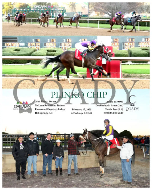 PLINKO CHIP - 02-17-25 - R10 - OP Oaklawn Park