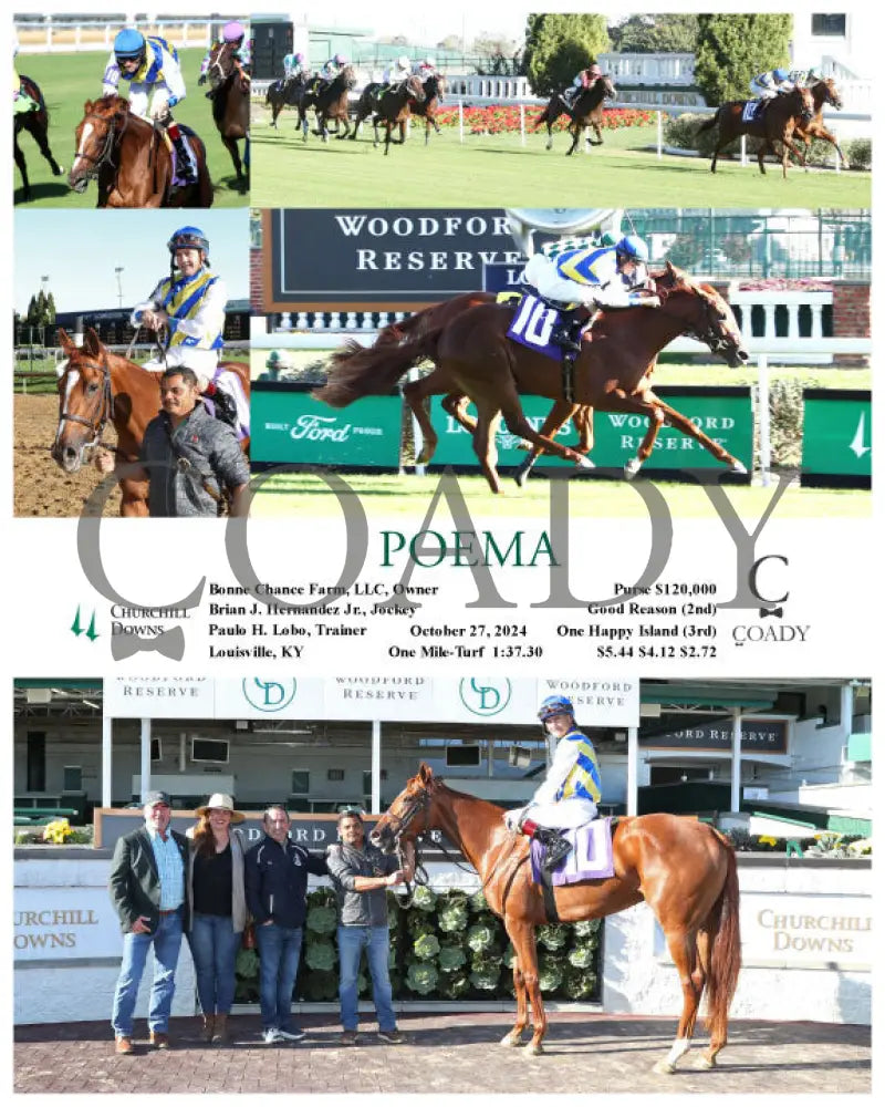 Poema - 10-27-24 R08 Cd Churchill Downs
