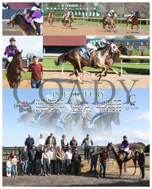 Poetic Fury - 01-05-25 R04 Op Oaklawn Park