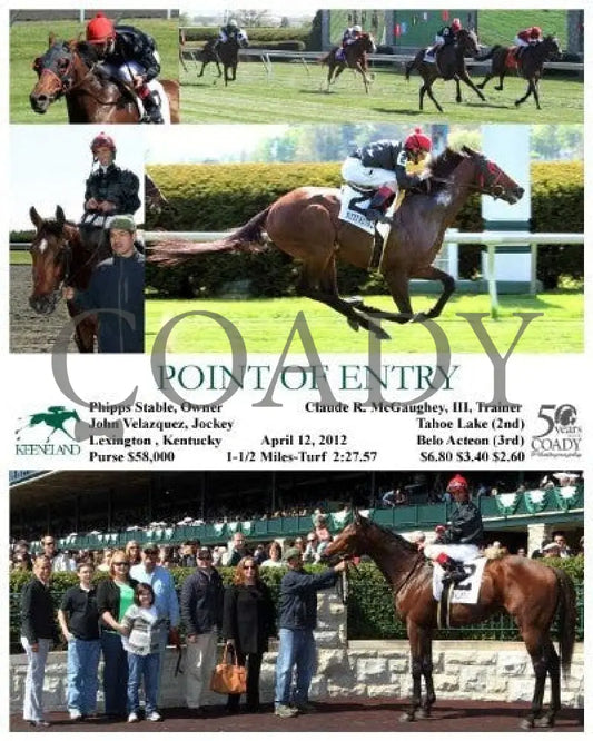Point Of Entry - 041212 Race 06 Keeneland