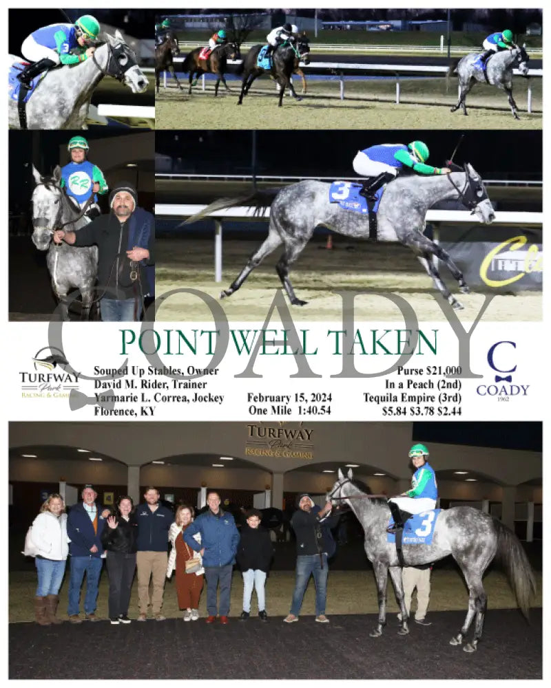 Point Well Taken - 02-15-24 R02 Tp Turfway Park