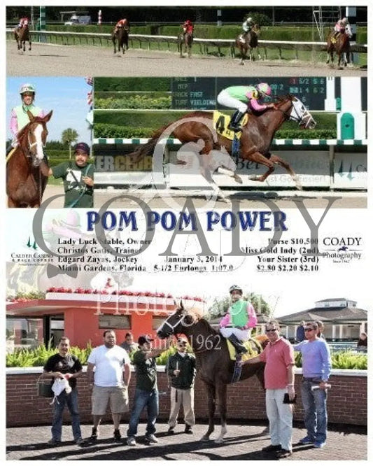 Pom Power - 010314 Race 01 Crc Calder Course