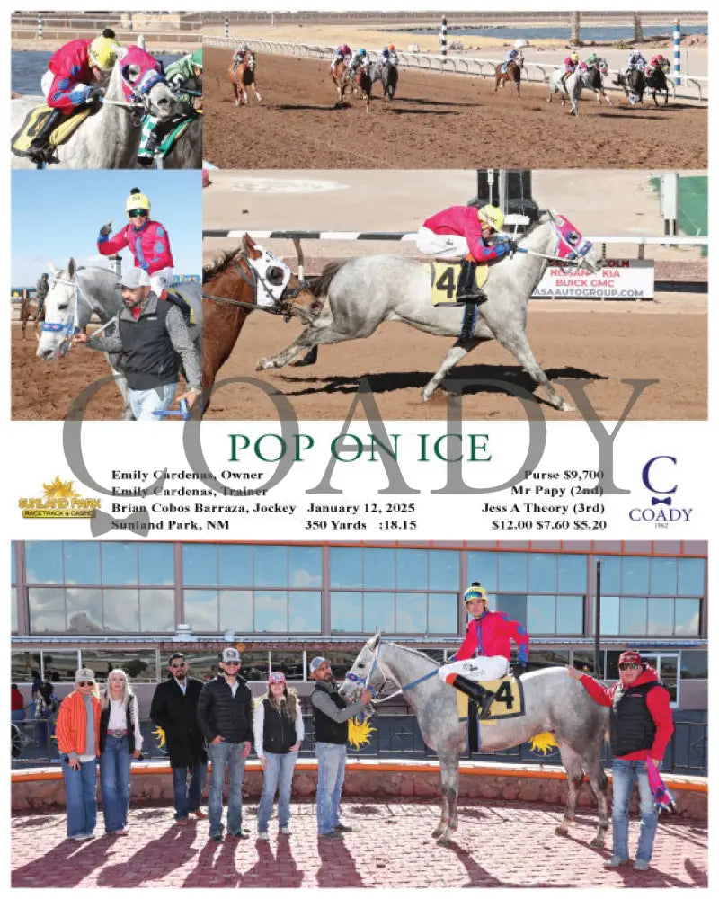 Pop On Ice - 01-12-25 R04 Sun Turfway Park
