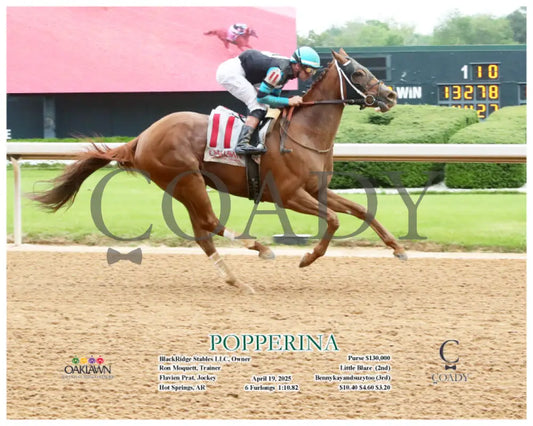 POPPERINA - 041925 - Race 08 - OP - A Oaklawn Park