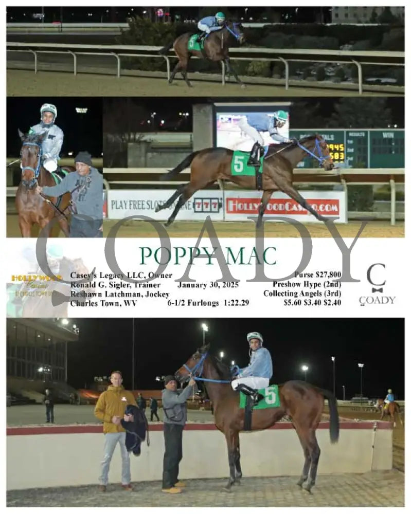Poppy Mac - 01-30-25 R05 Ct Hollywood Casino At Charles Town Races