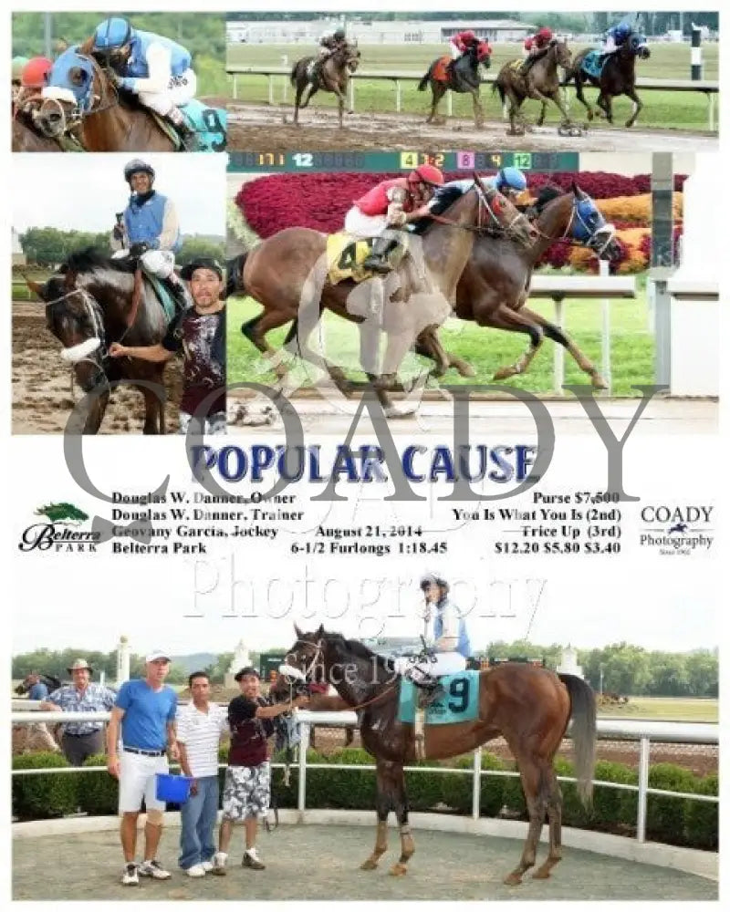 Popular Cause - 082114 Race 07 Btp Belterra Park