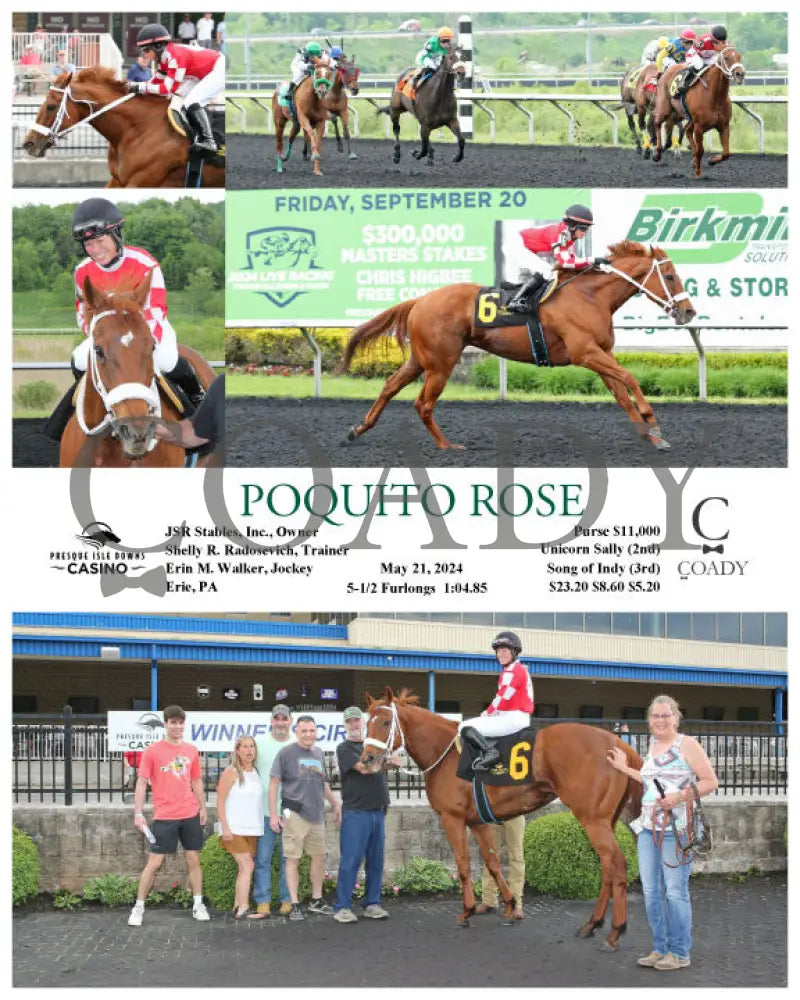 Poquito Rose - 05-21-24 R01 Pid Presque Isle Downs