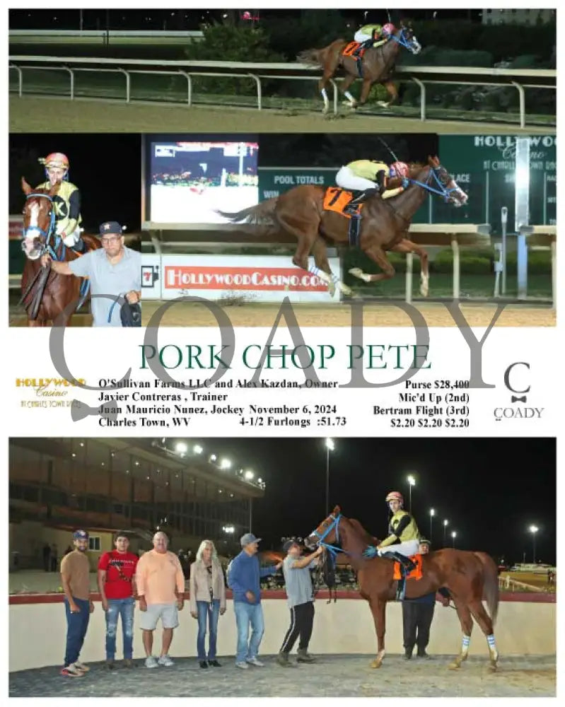 Pork Chop Pete - 11-06-24 R07 Ct Hollywood Casino At Charles Town Races