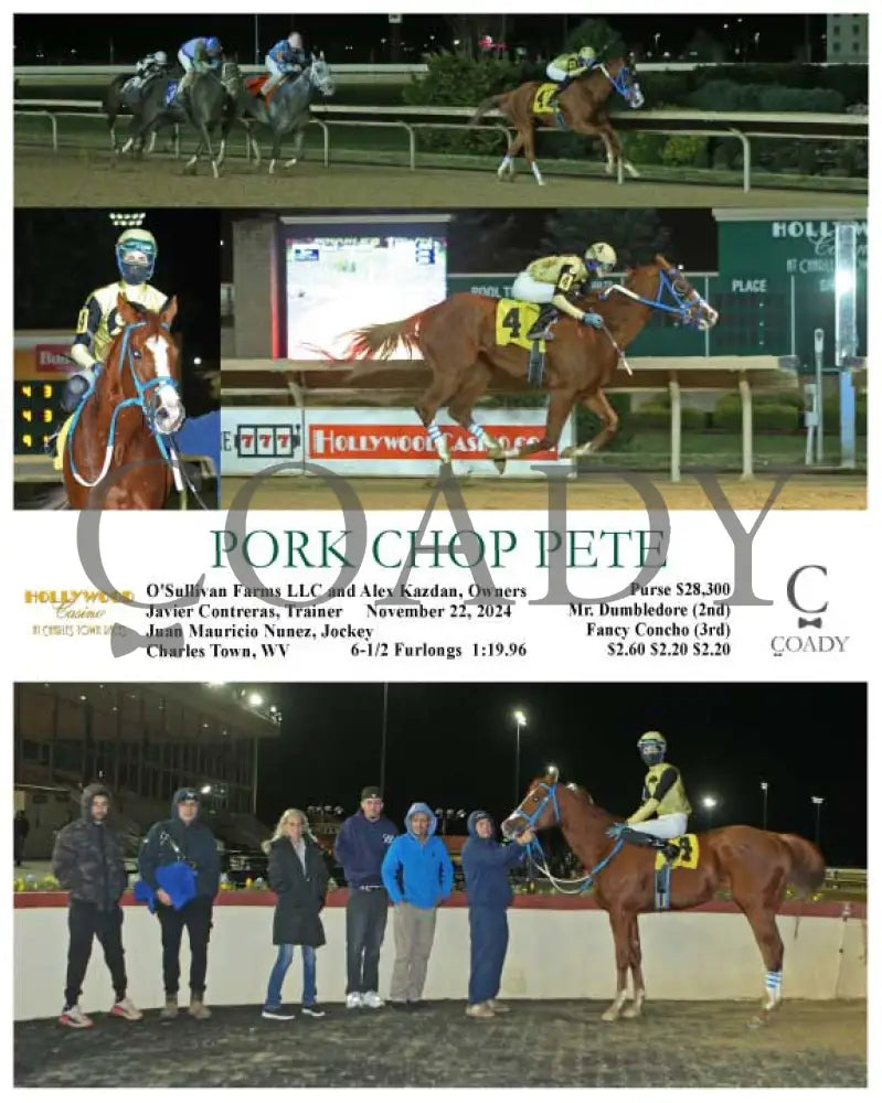 Pork Chop Pete - 11-22-24 R07 Ct Hollywood Casino At Charles Town Races