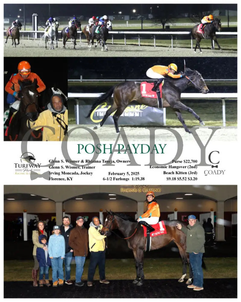Posh Payday - 020525 Race 07 Tp Turfway Park