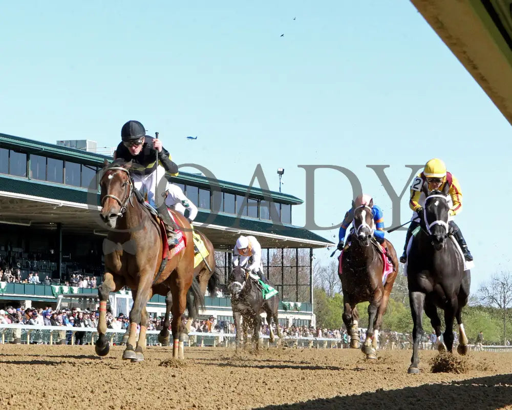 POSITANO SUNSET - The Resolute Racing Madison G1 - 04-08-25 - R08 - KEE - Under Rail 01 Keeneland