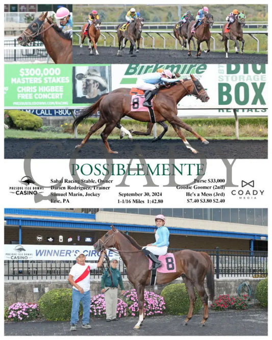 Possiblemente - 09-30-24 R07 Pid Presque Isle Downs
