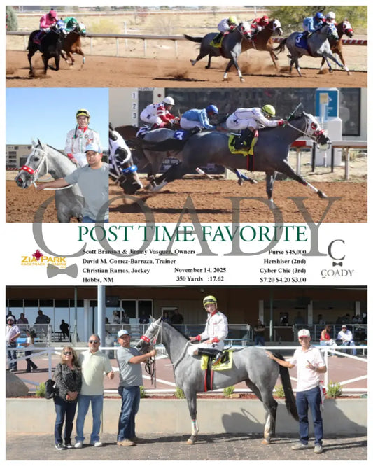 POST TIME FAVORITE - 11-14-25 - R03 - ZIA Zia Park