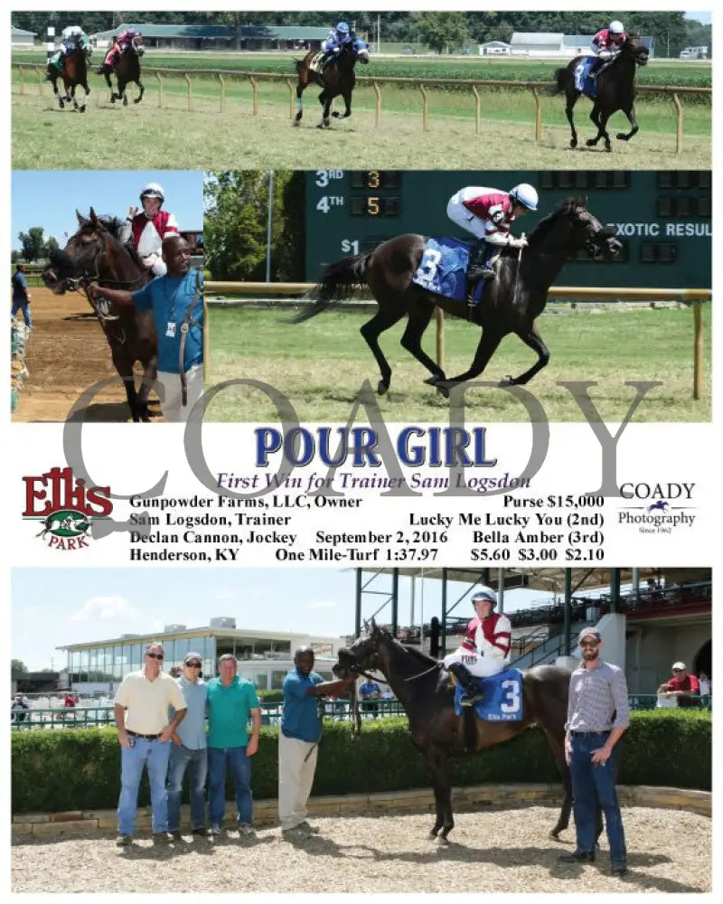 Pour Girl - 090216 Race 01 Elp Ellis Park