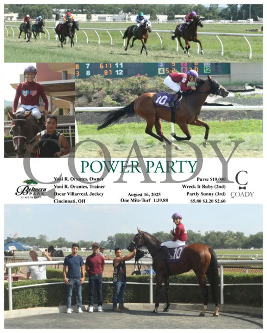 POWER PARTY 081625 Race 08 BTP Presque Isle Downs