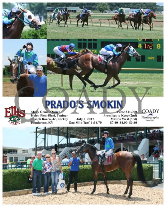 Prado’s Smokin - 070217 Race 01 Elp Ellis Park