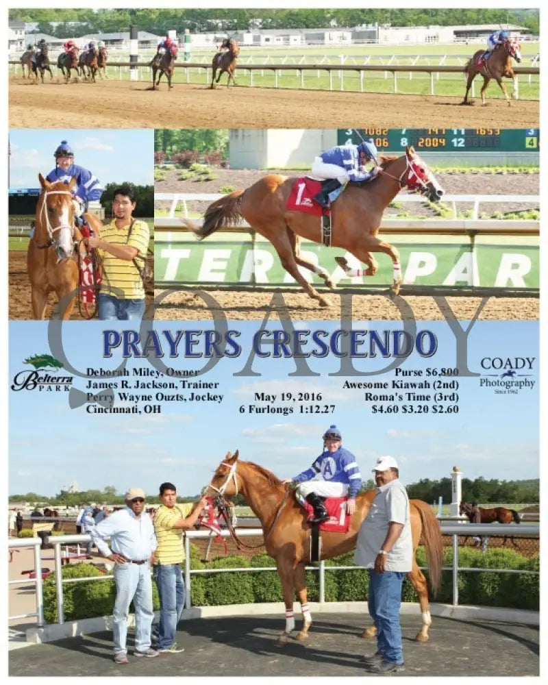 Prayers Crescendo - 051916 Race 08 Btp Belterra Park