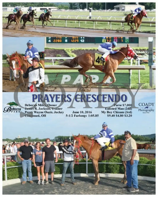 Prayers Crescendo - 061016 Race 08 Btp Belterra Park