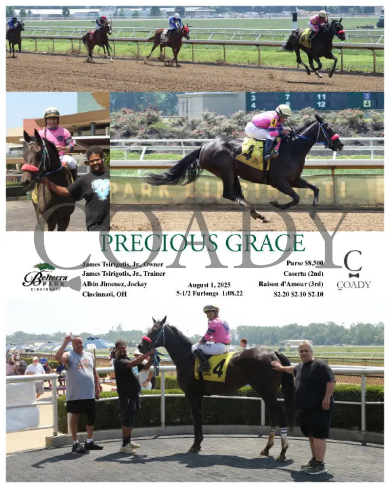 PRECIOUS GRACE - 080125 - Race 01 - BTP Indiana Grand