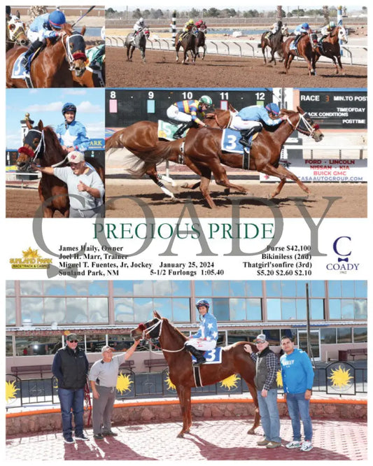 Precious Pride - 01-25-24 R03 Sun Sunland Park