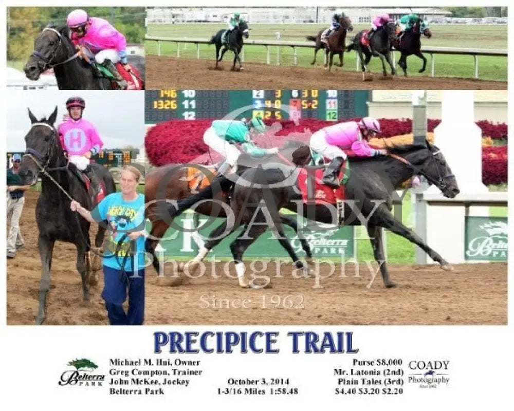 Precipice Trail - 100314 Race 04 Btp Belterra Park