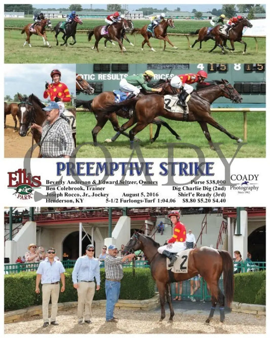 Preemptive Strike - 080516 Race 06 Elp Ellis Park