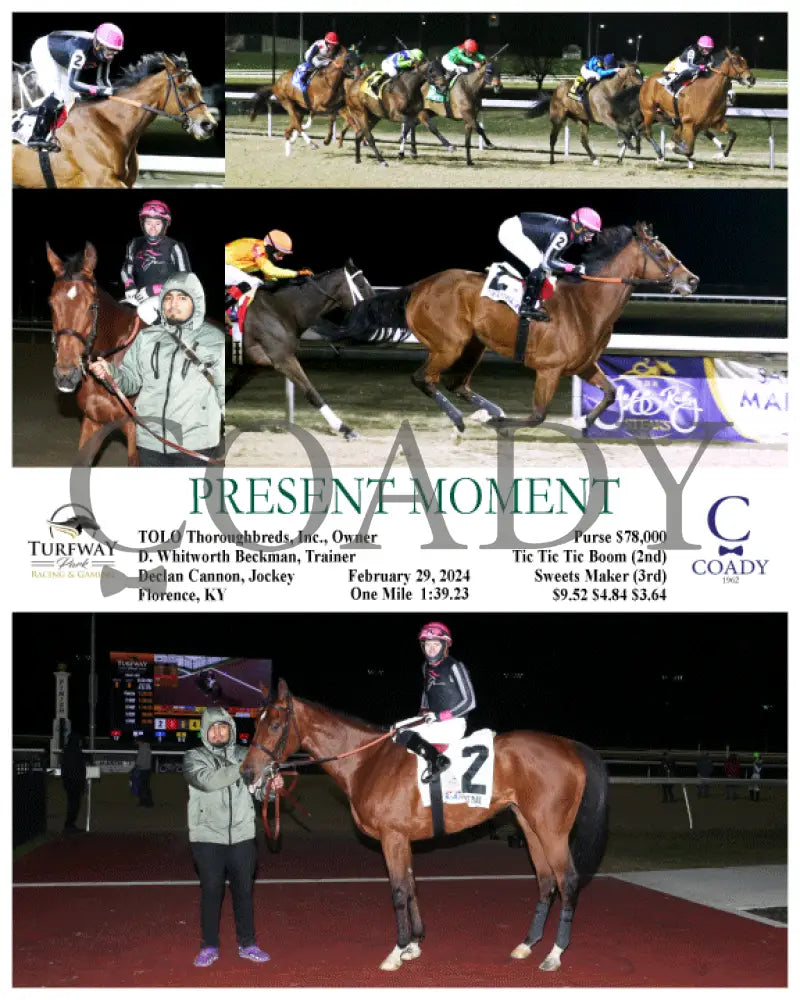 Present Moment - 02-29-24 R08 Tp Turfway Park