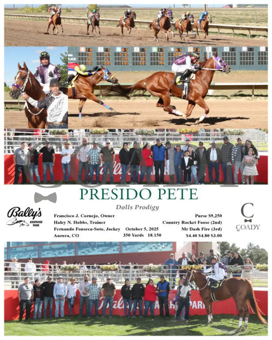 PRESIDO PETE - Dolls Prodigy - 10-05-25 - R06 - ARP Arapahoe Park