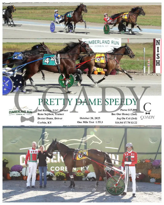 PRETTY DAME SPEEDY - 10-20-25 - R10 - CMR Presque Isle Downs