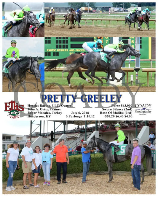 Pretty Greeley - 070618 Race 05 Elp Ellis Park