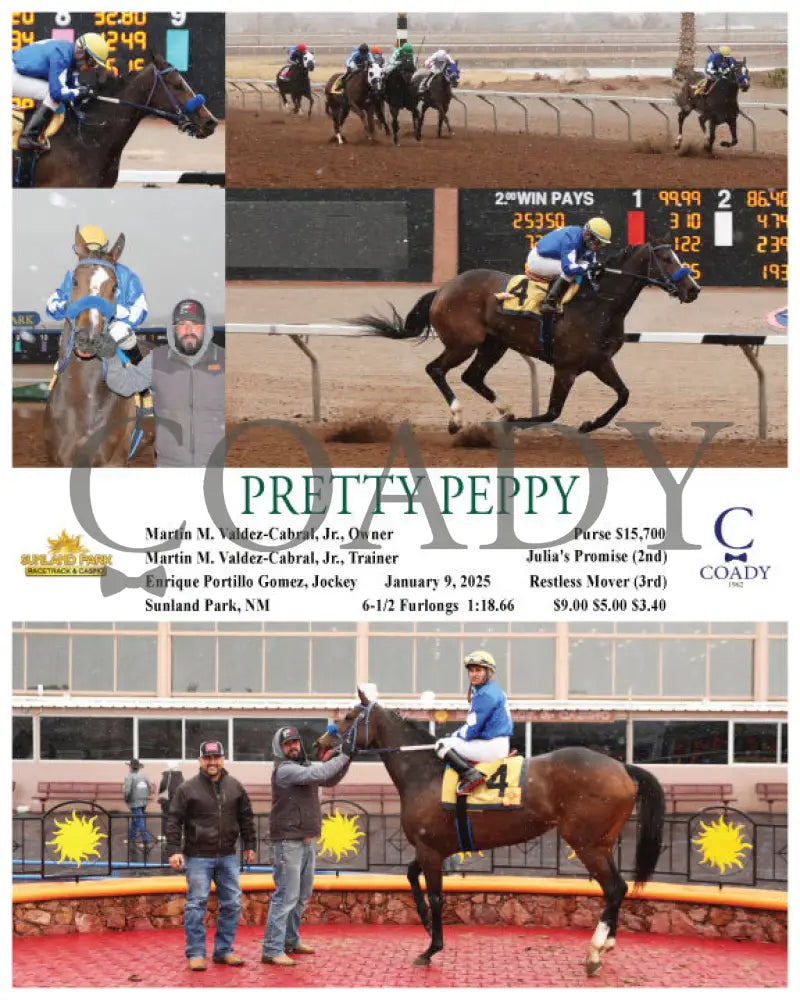 Pretty Peppy - 01-09-25 R07 Sun Turfway Park