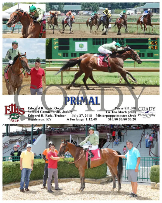 Primal - 072718 Race 02 Elp Ellis Park