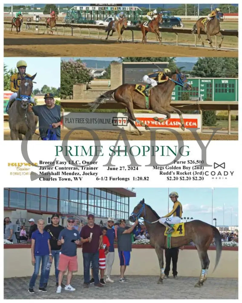 Prime Shopping - 06-27-24 R01 Ct Hollywood Casino At Charles Town Races