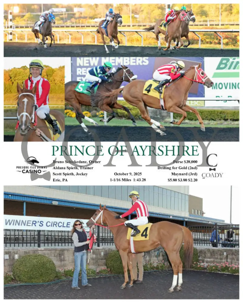 PRINCE OF AYRSHIRE - 10-09-25 - R07 - PID Presque Isle Downs