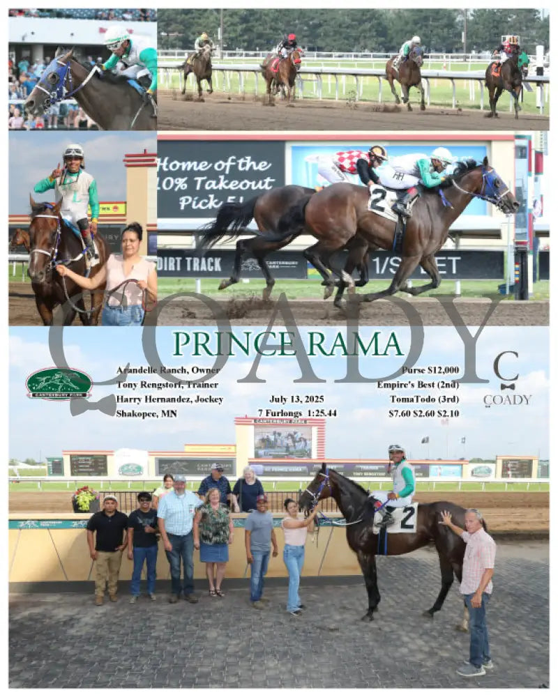 PRINCE RAMA - 07-13-25 - R08 - CBY Canterbury Park