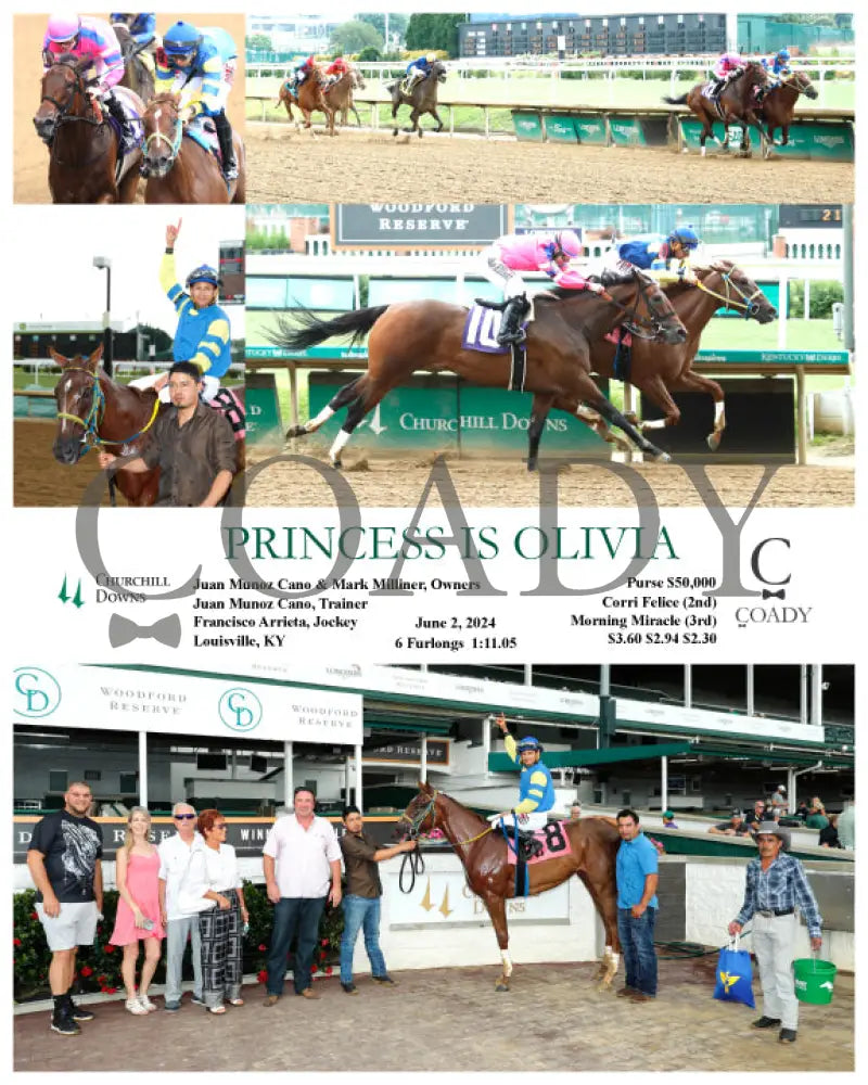 Princess Is Olivia - 06-02-24 R01 Cd Churchill Downs