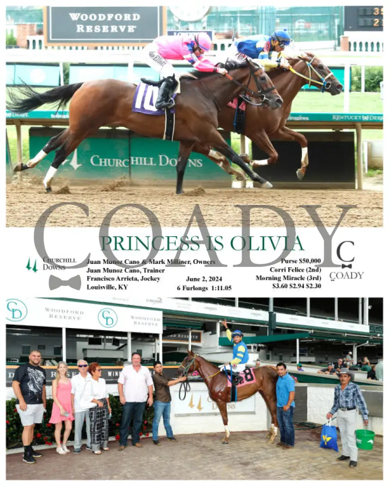 Princess Is Olivia - 06-02-24 R01 Cd 02 Churchill Downs