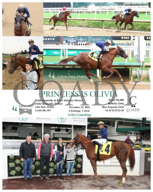Princess Is Olivia - 11-13-24 R04 Cd Churchill Downs