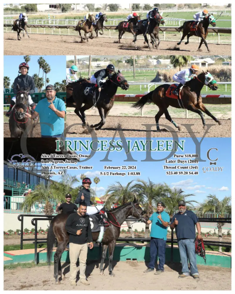 Princess Jayleen - 02-22-24 R06 Tup Turf Paradise