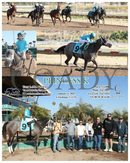 Princess K - 01-06-25 R06 Tup Turf Paradise
