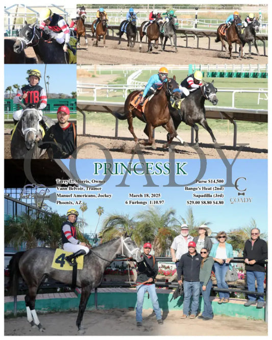 PRINCESS K - 03-18-25 - R08 - TUP Turf Paradise