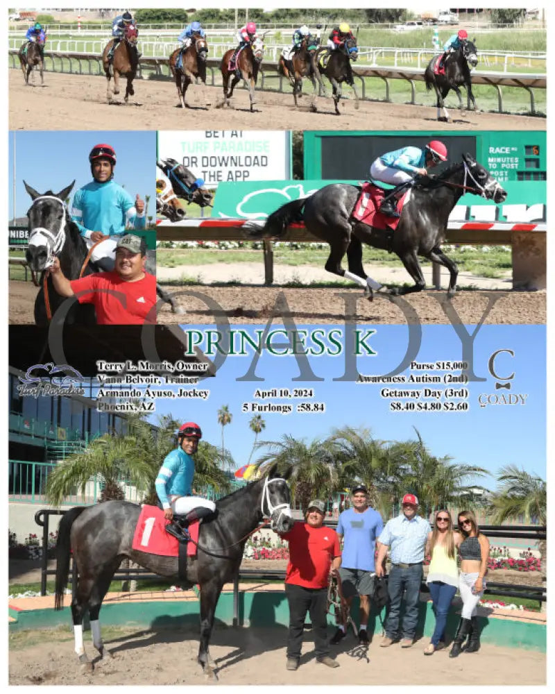 Princess K - 04 - 10 - 24 R06 Tup Turf Paradise