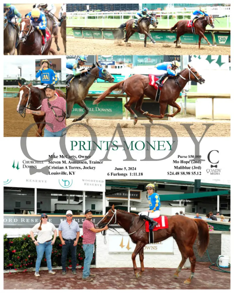 Prints Money - 06-05-24 R03 Cd Churchill Downs