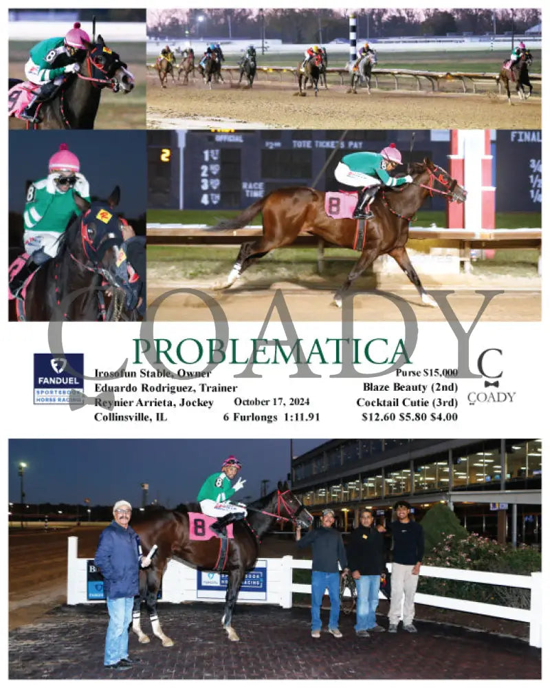 Problematica - 10-17-24 R05 Fan Fanduel Sportsbook Horse Racing