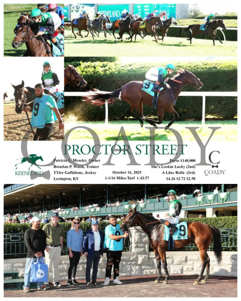 PROCTOR STREET - 101625 - Race 08 - KEE Keeneland
