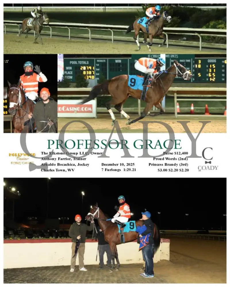 PROFESSOR GRACE - 12-10-25 - R09 - CT Hollywood Casino at Charles Town Races