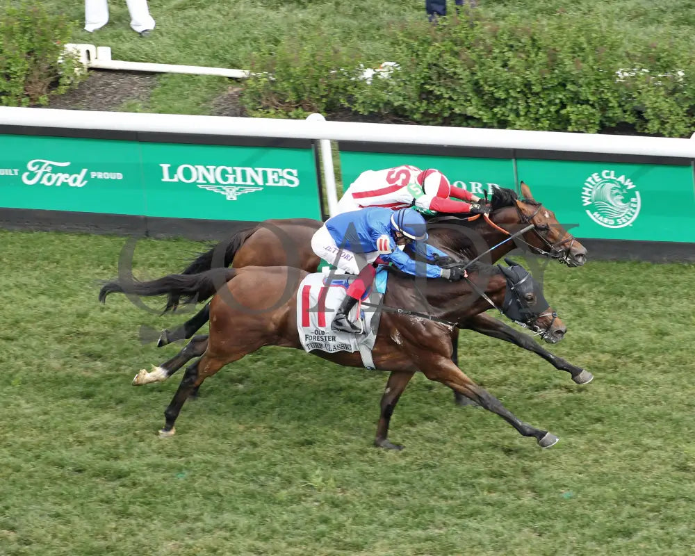 Program Trading - Old Forester Bourbon Turf Classic G1 38Th Running Aerial Finish 01 Churchill Downs